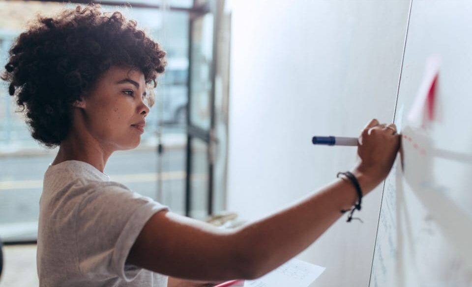 Entrepreneur Business Woman Working in Office