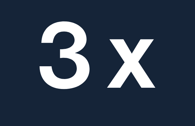 3x