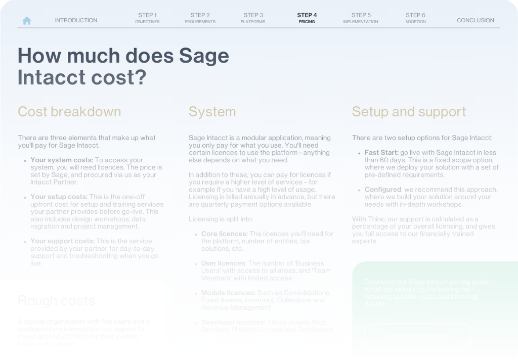 Sage Intacct Guide Screenshot 2